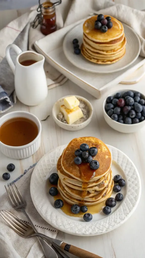 Blueberry Pancakes Ready