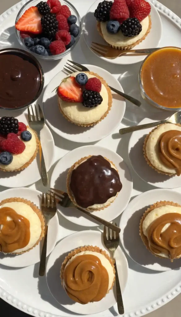 Cheesecake Cupcakes Ready