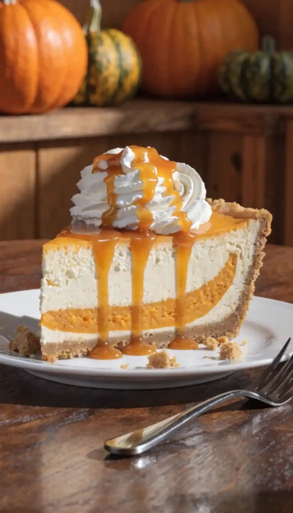 Pumpkin Pie Cheesecake Ready