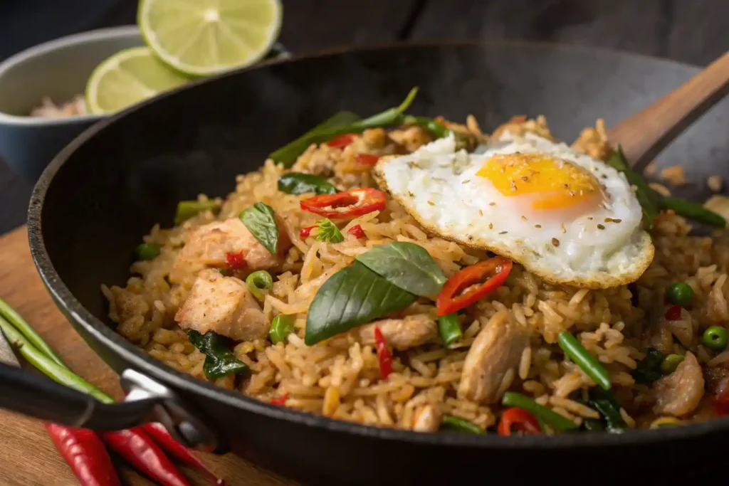 Thai Fried Rice Recipe Chicken
