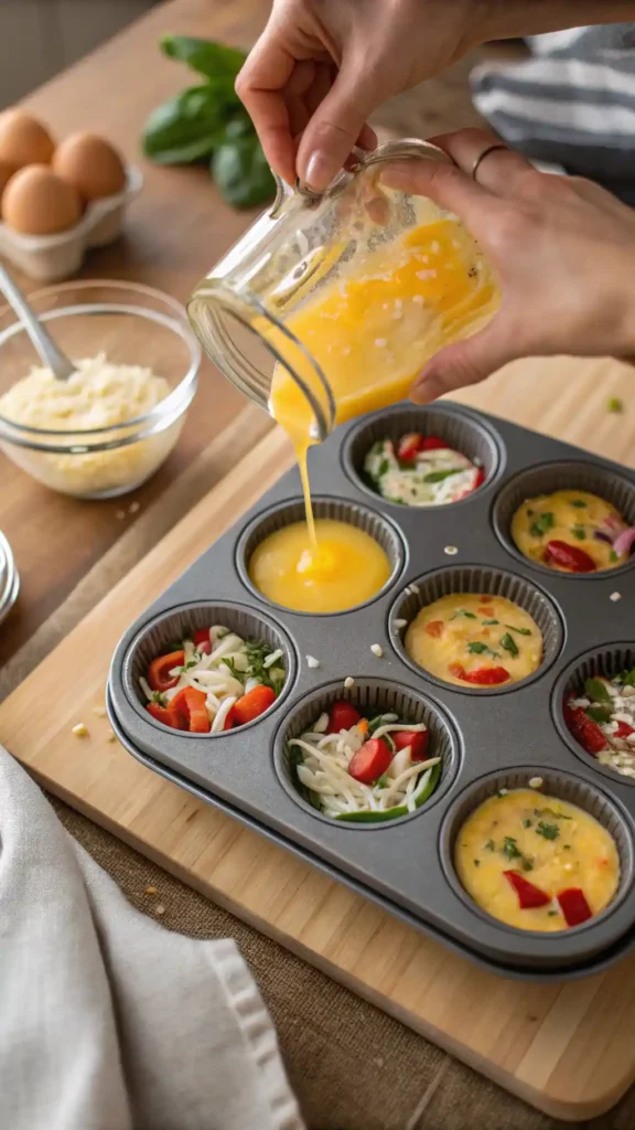 making-process-of-egg-muffins