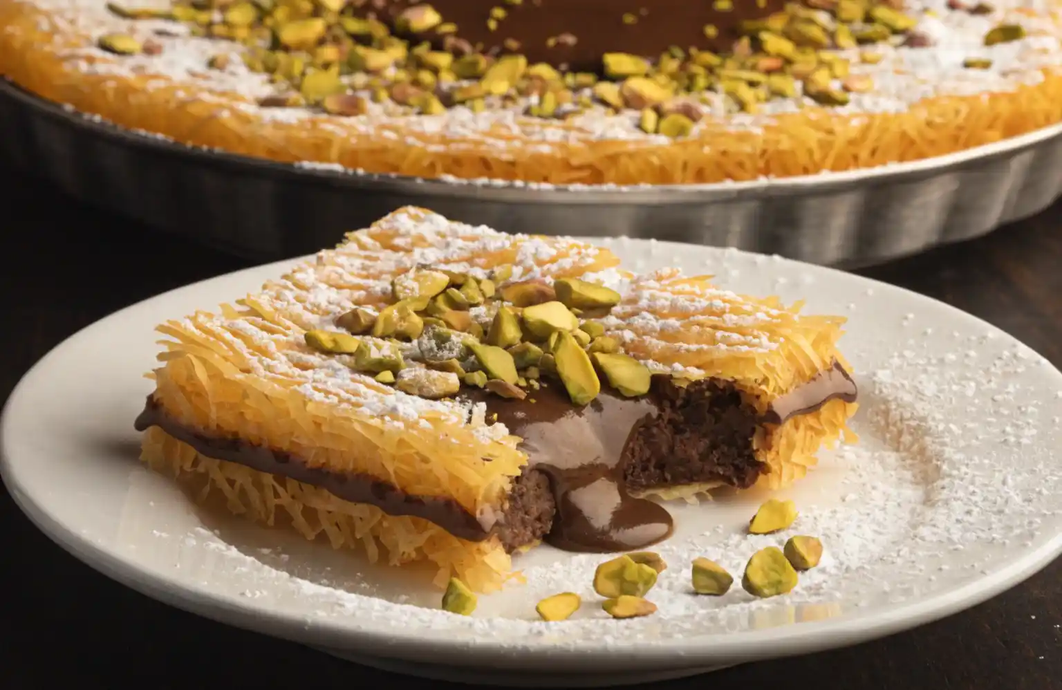 Chocolate Kunafa Recipe: Middle Eastern Magic