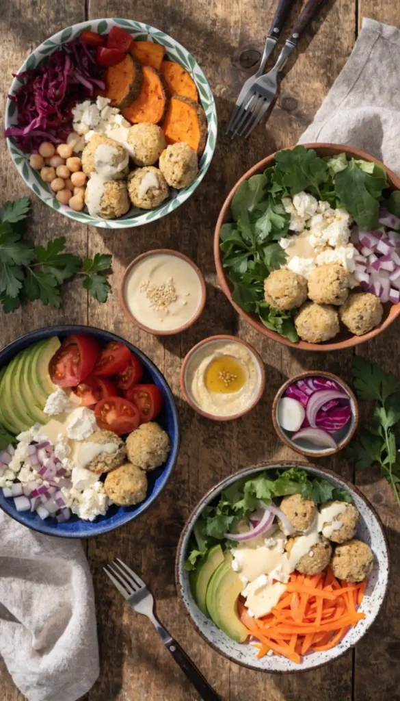 Falafel Bowl Recipe Ready