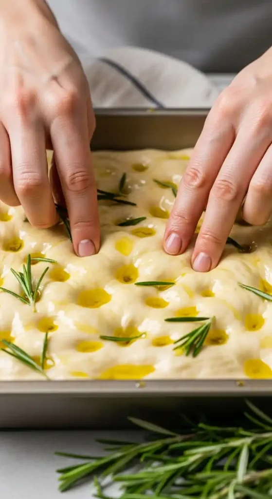 Making of Focaccia Bread Recipe