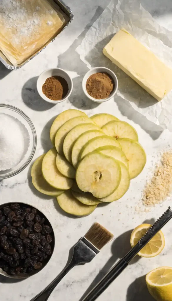 Ingredients for Apple Strudel Recipe
