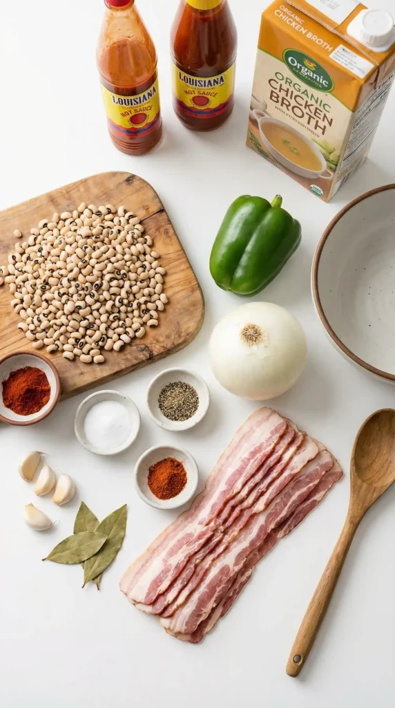 Ingredients for Black Eyed Peas Recipe