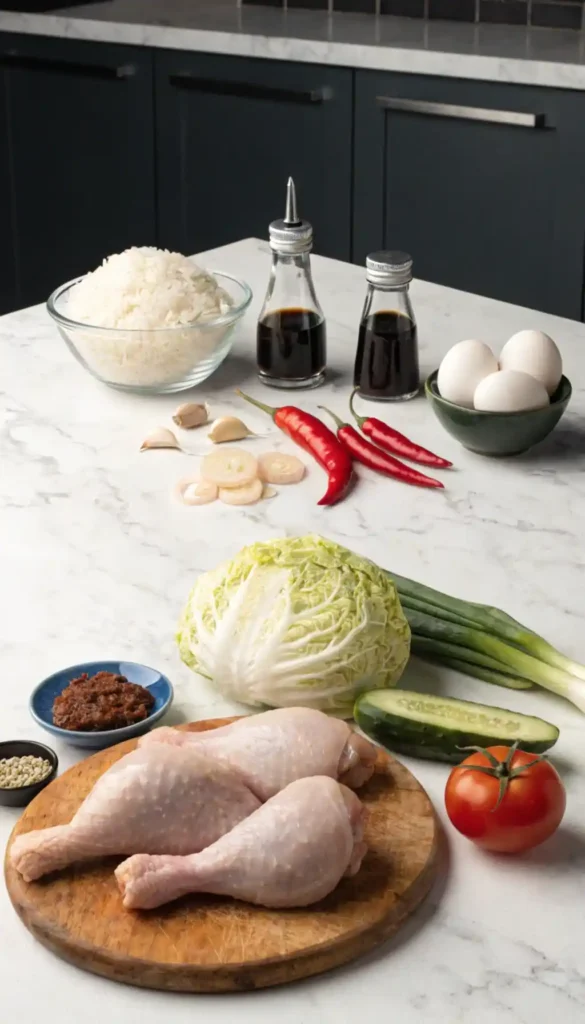 Ingredients for Nasi Goreng Recipe