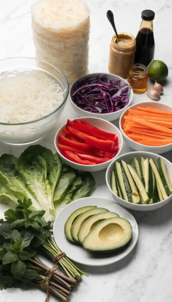 Ingredients for Spring Rolls