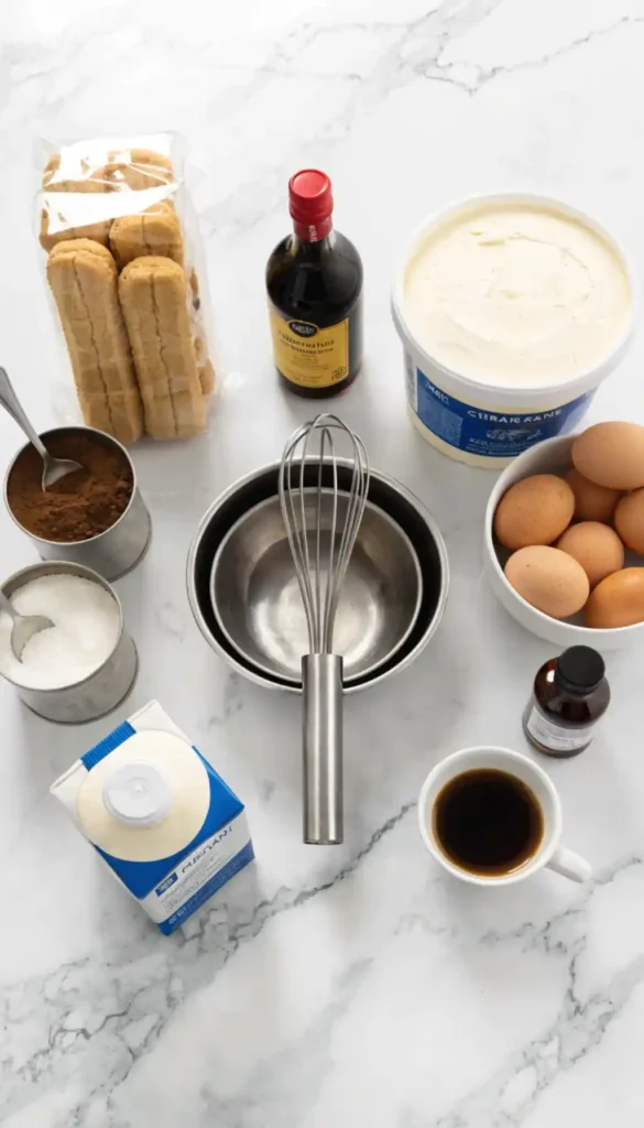 Ingredients for Tiramisu Cake Recipe
