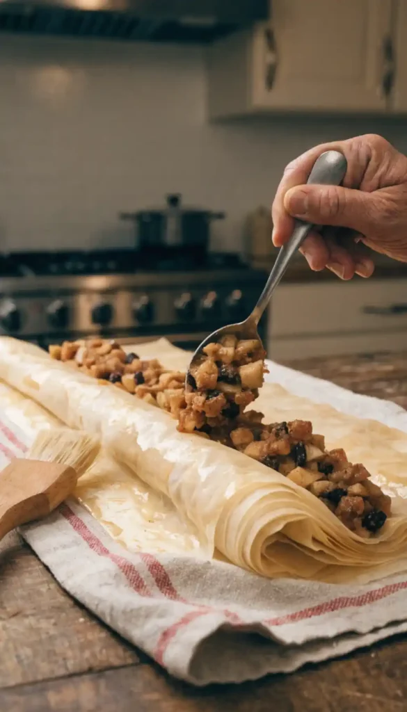 Making of Apple Strudel Recipe