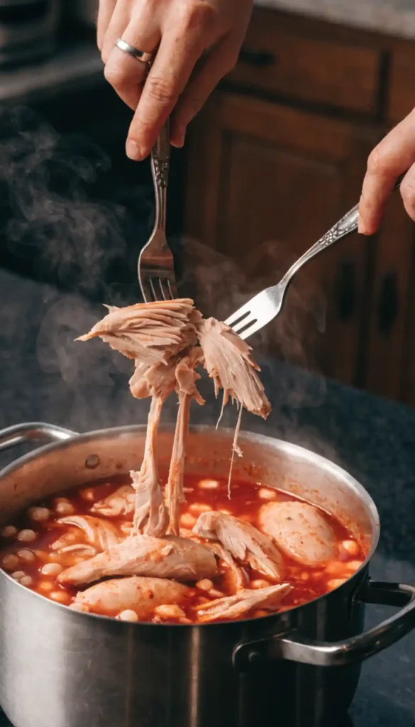 Making of Chicken Pozole Recipe