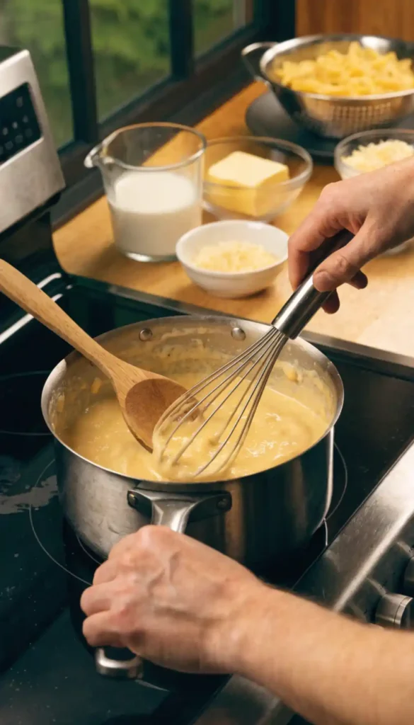 Making of Mac And Cheese Recipe