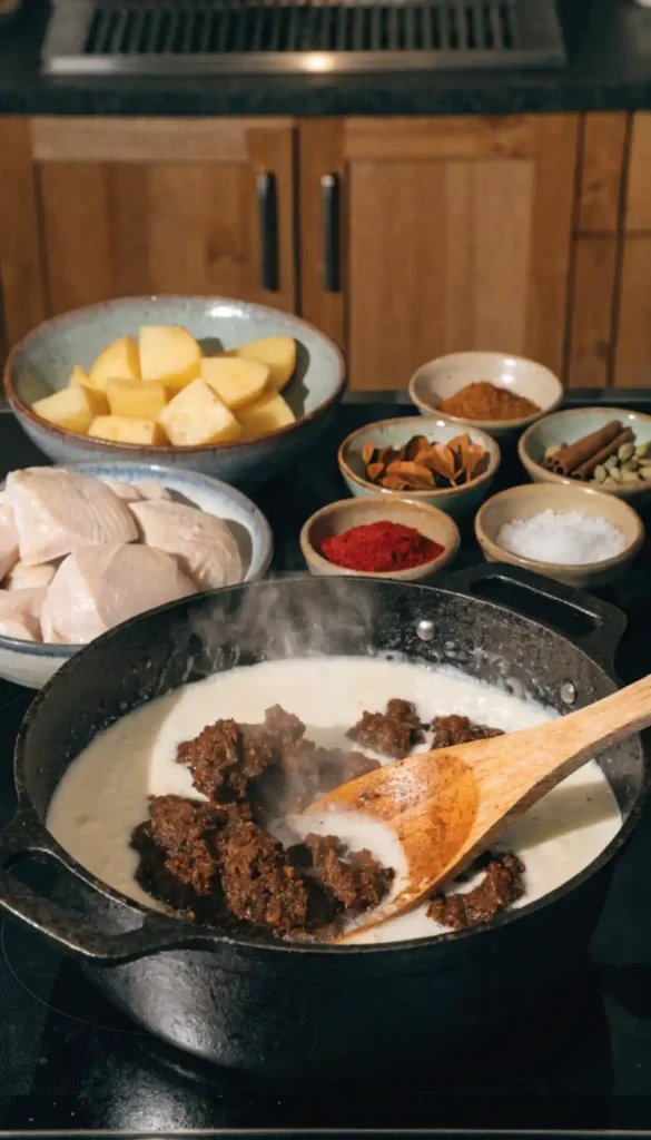 Making of Massaman Curry Recipe