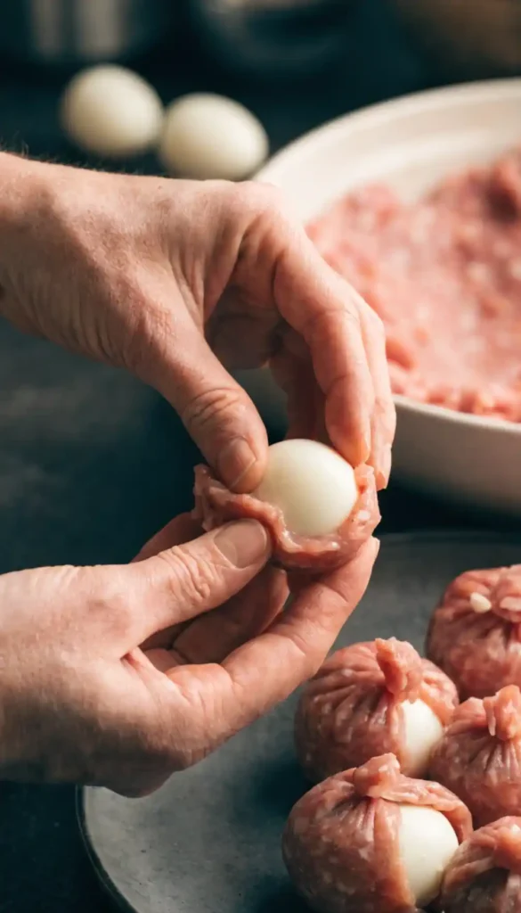 Making of Scotch Eggs Recipe