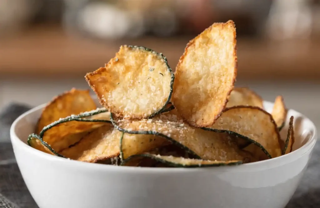 Parmesan Zucchini Chips