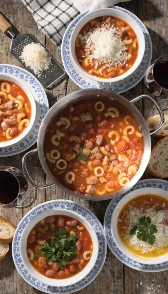 Pasta Fagioli Recipe Ready