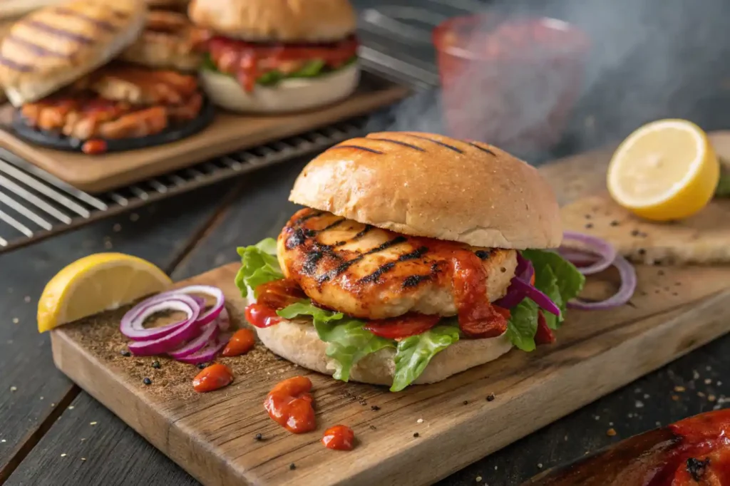 Peri Peri Chicken Burger