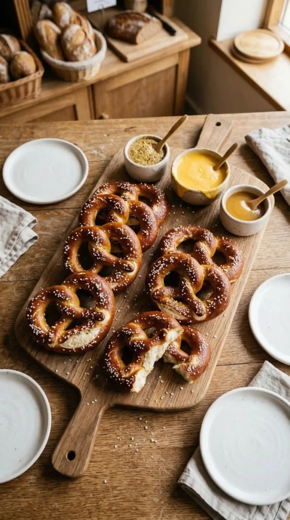 Soft Pretzel Recipe Ready