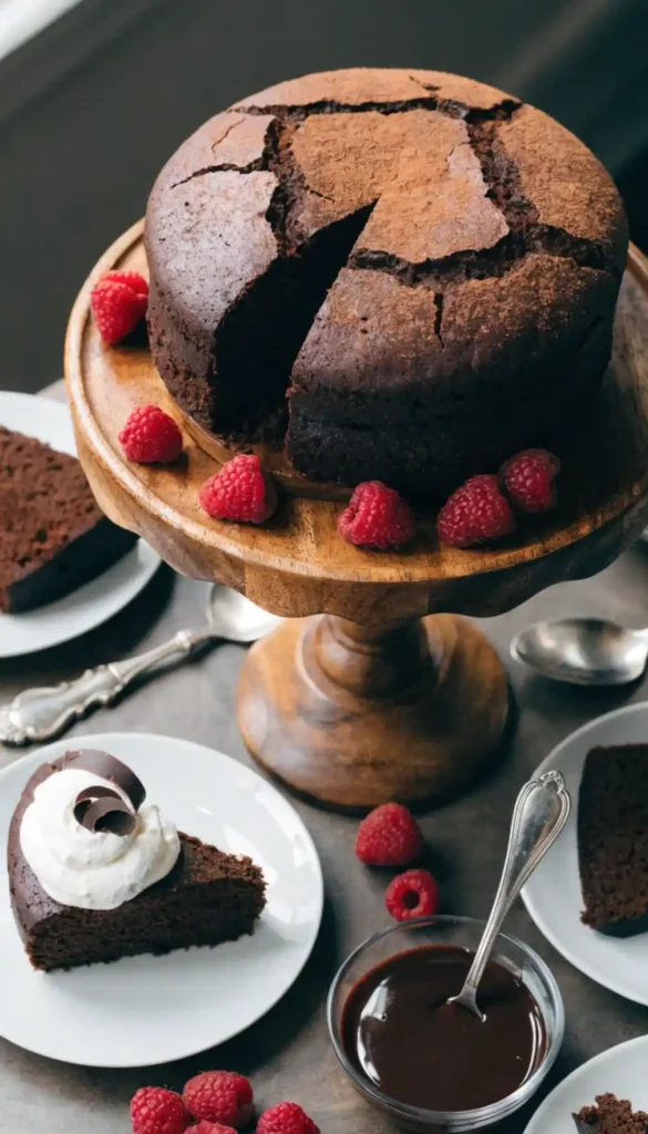 Almond Flour Chocolate Cake Ready