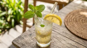Basil Seed Summer Drink