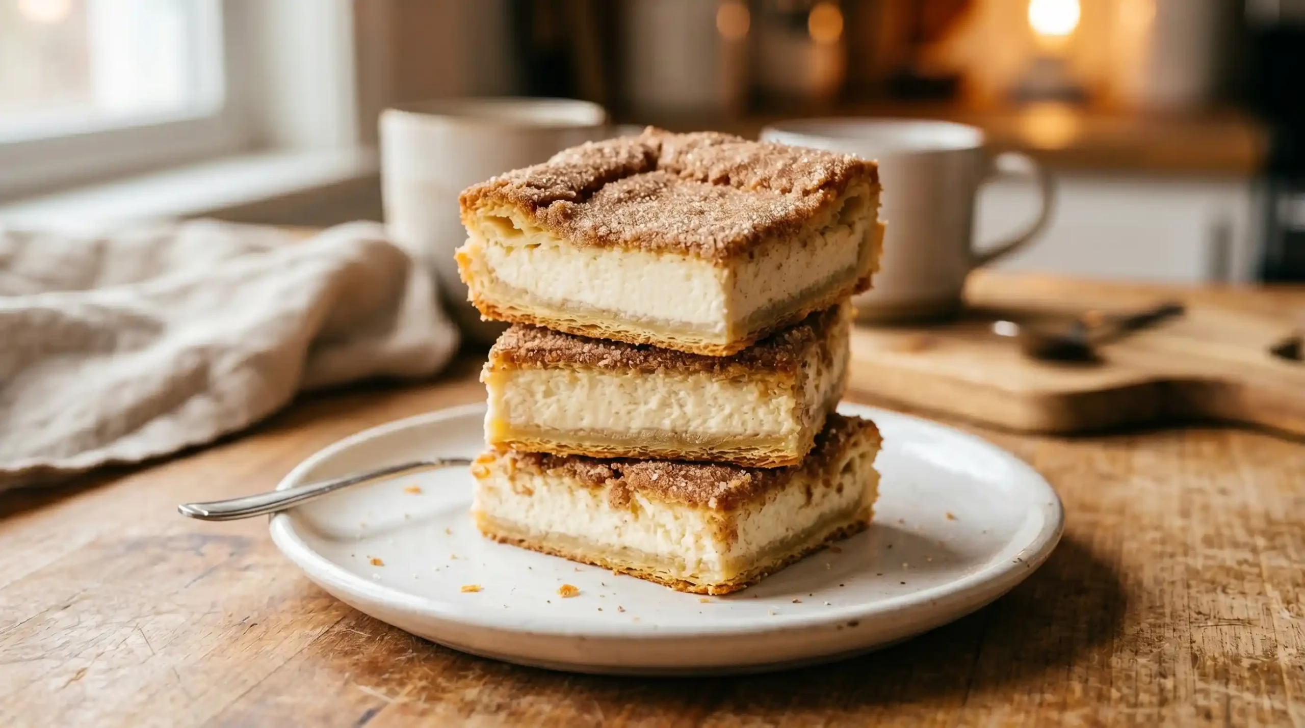 Easy Churro Cheesecake Bars Recipe - Easy Dessert