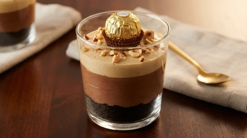 Ferrero Rocher Dessert Cups