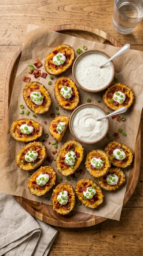 Loaded Potato Skin Bites Ready