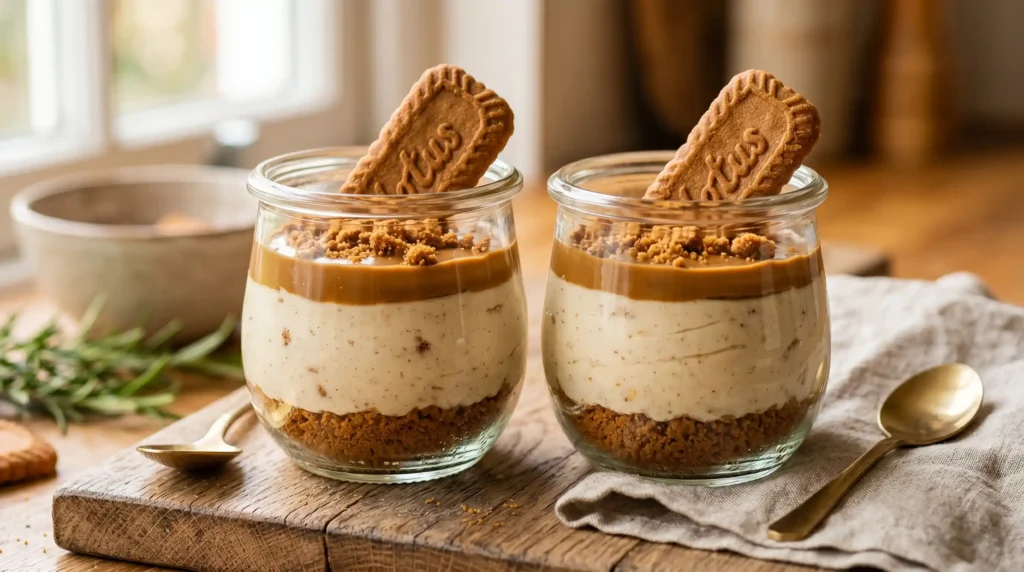 Lotus Biscoff Cheesecake Cups