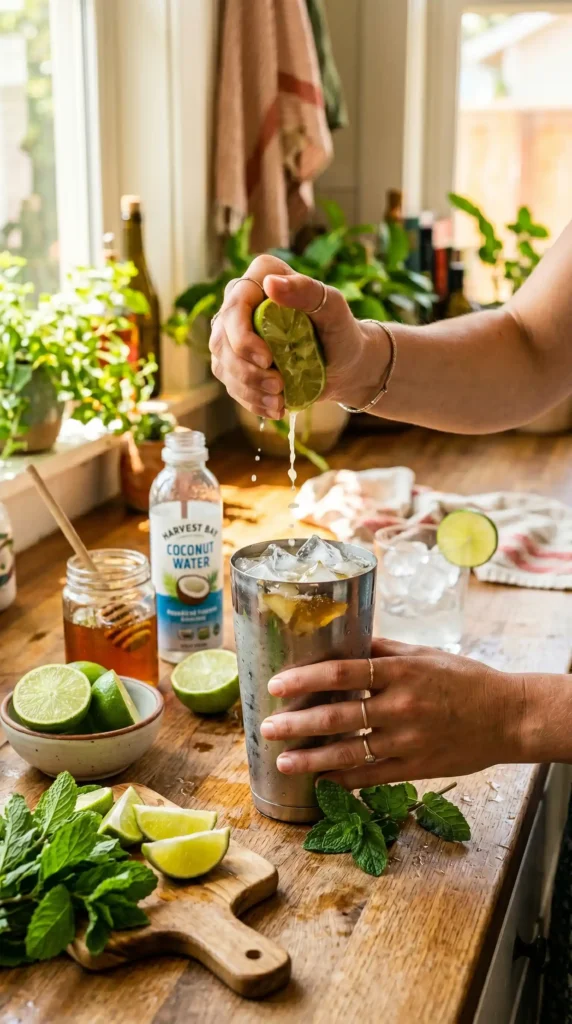 Making of Coconut Lime Refresher