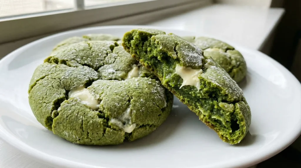 Matcha White Chocolate Cookies