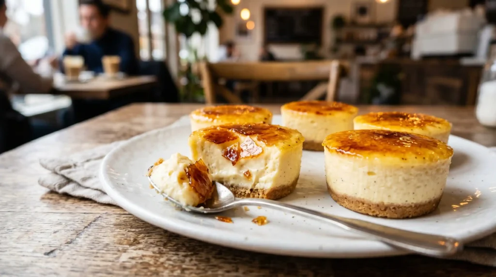 Mini Crème Brûlée Cheesecakes