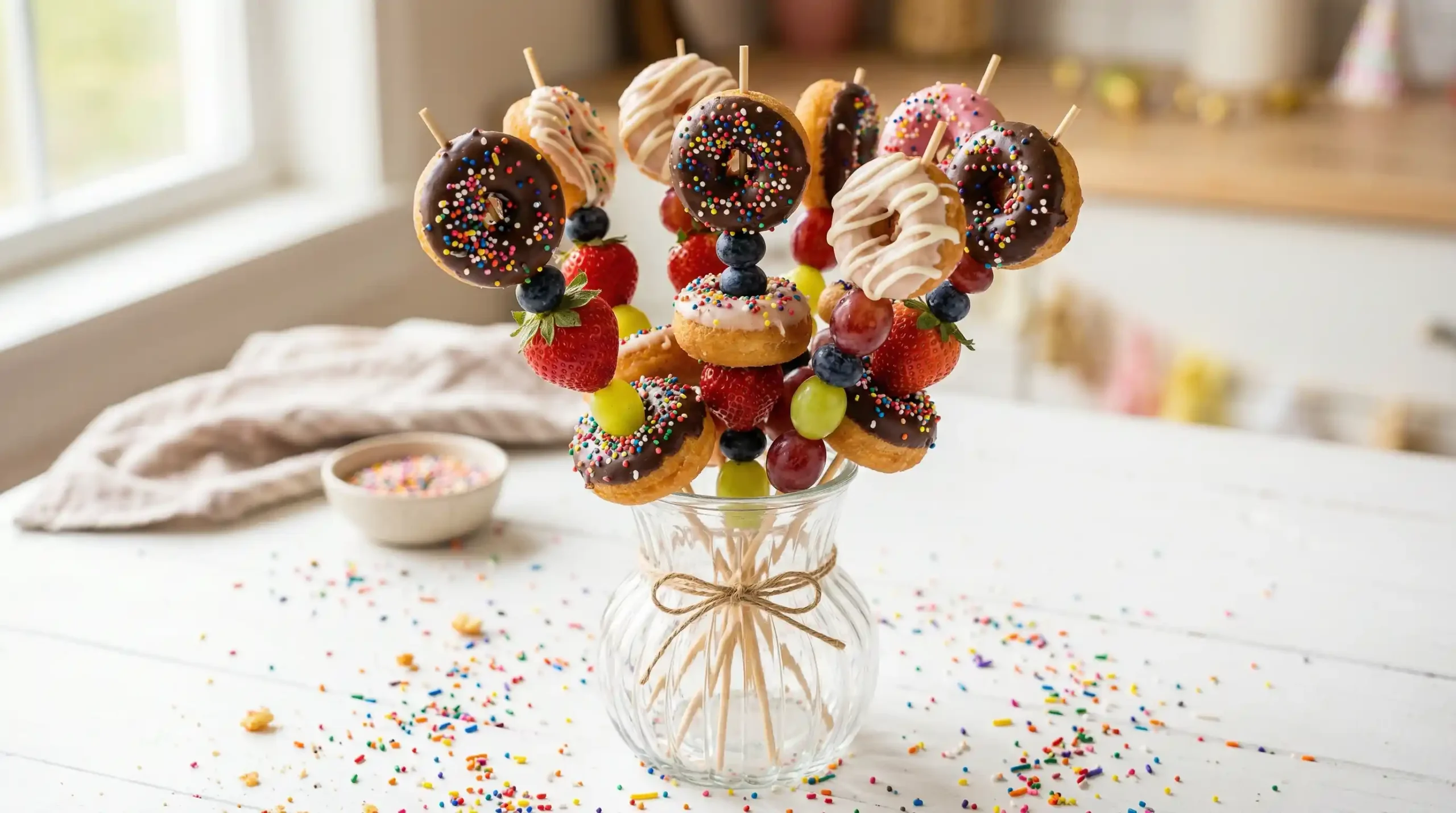Mini Donut Skewers Recipe