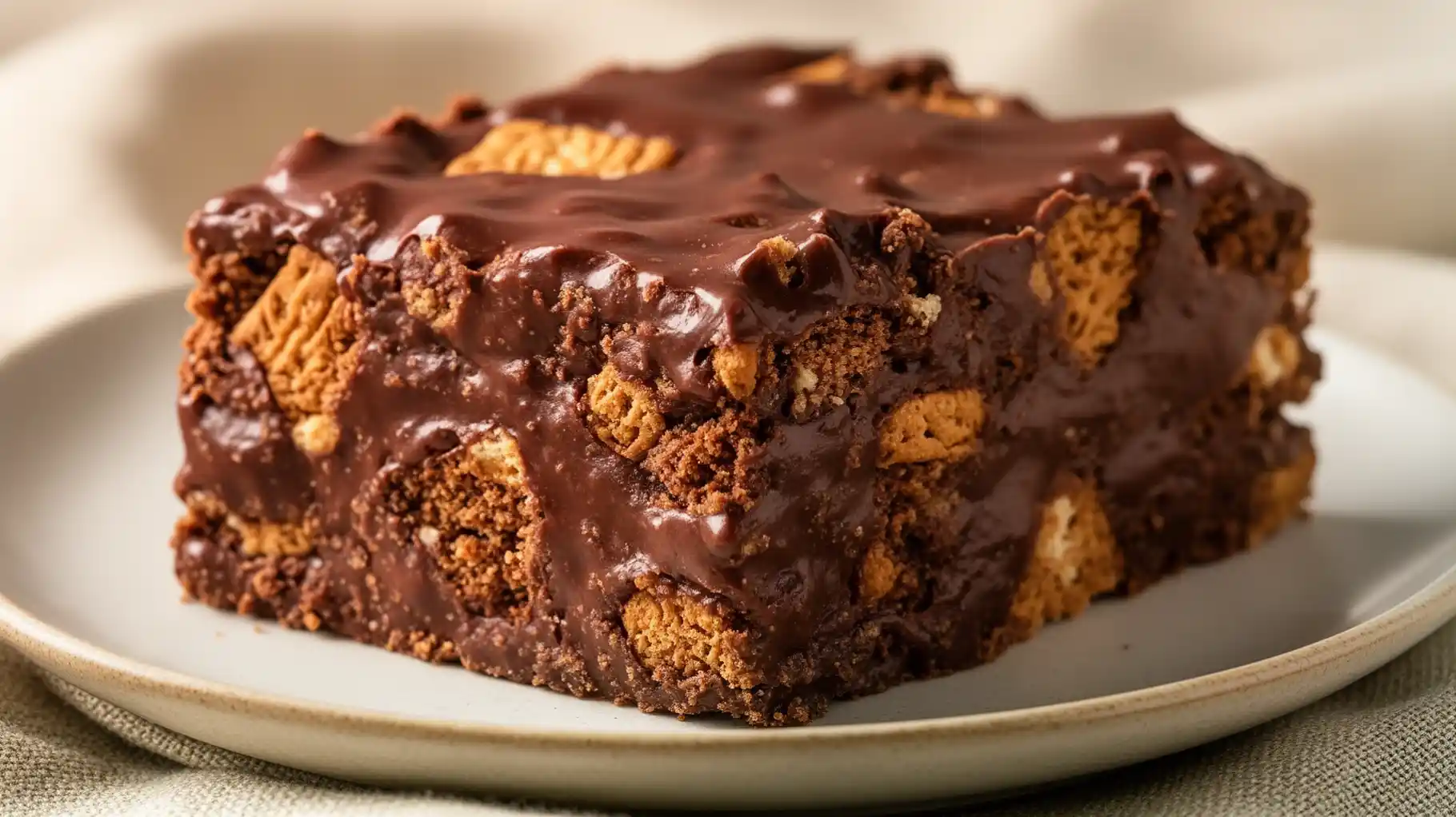 No-Bake Chocolate Biscuit Cake