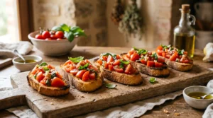 Tomato Basil Bruschetta