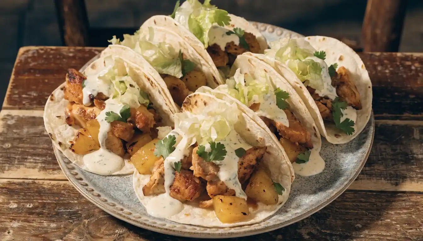a-vibrant-plate-of-pineapple-chicken-tacos-served-