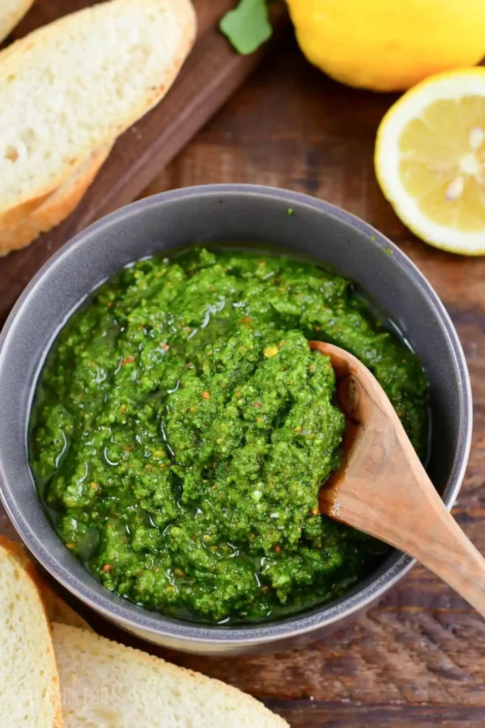Lemon-Pistachio-Arugula-Pesto-scooping (1)