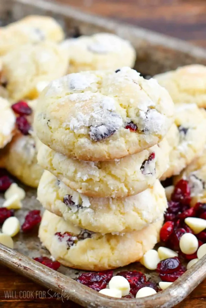 White-Chocolate-Cranberry-Cream-Cheese-Cookies-stacked